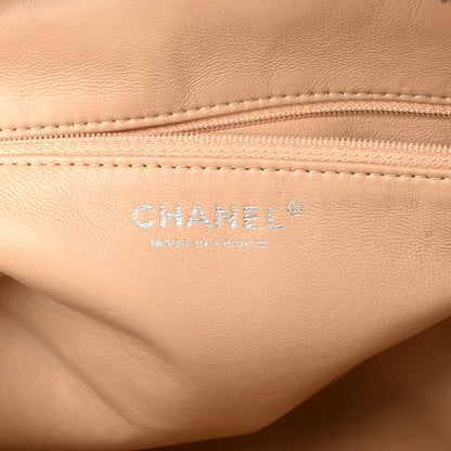 Chanel Metallic Goatskin Medium Luxe Ligne Bowler Bronze 5 of 10