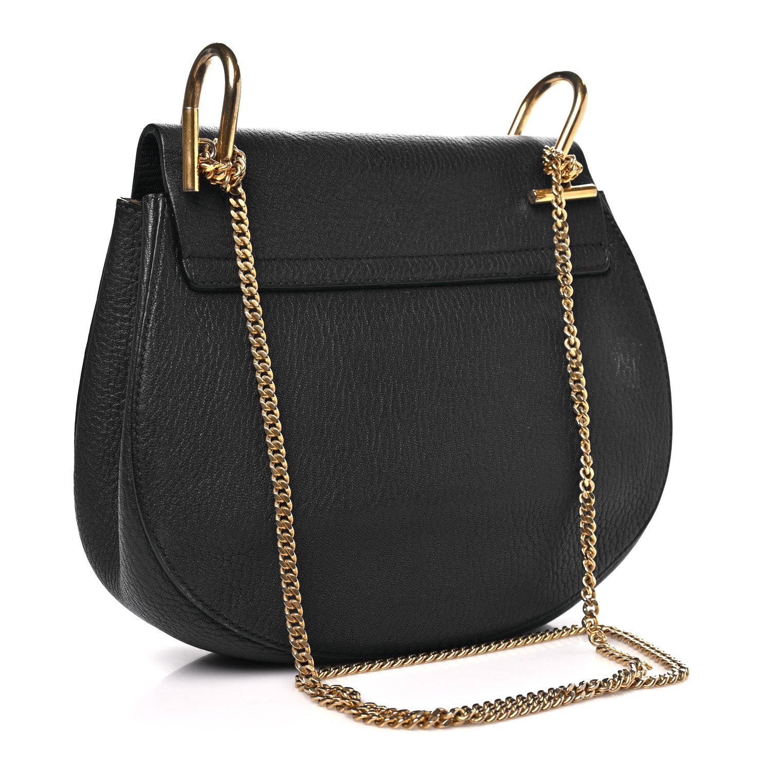 Chloe Grained Lambskin Drew Shoulder Bag Royal Navy 3 of 11