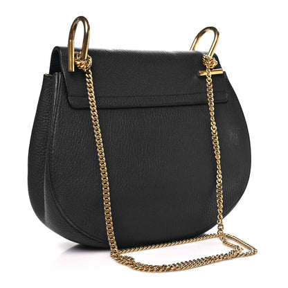 Chloe Grained Lambskin Drew Shoulder Bag Royal Navy 3 of 11