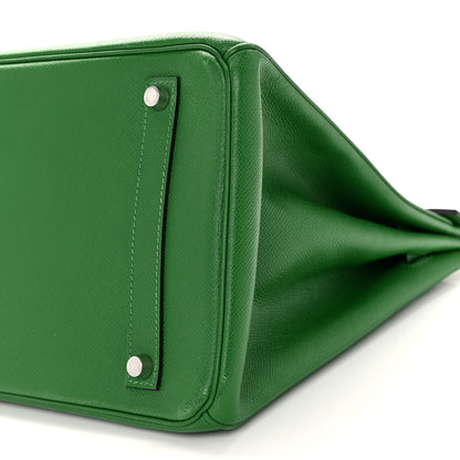 Hermes Epsom Birkin 35 Vert Bengale 10 of 13