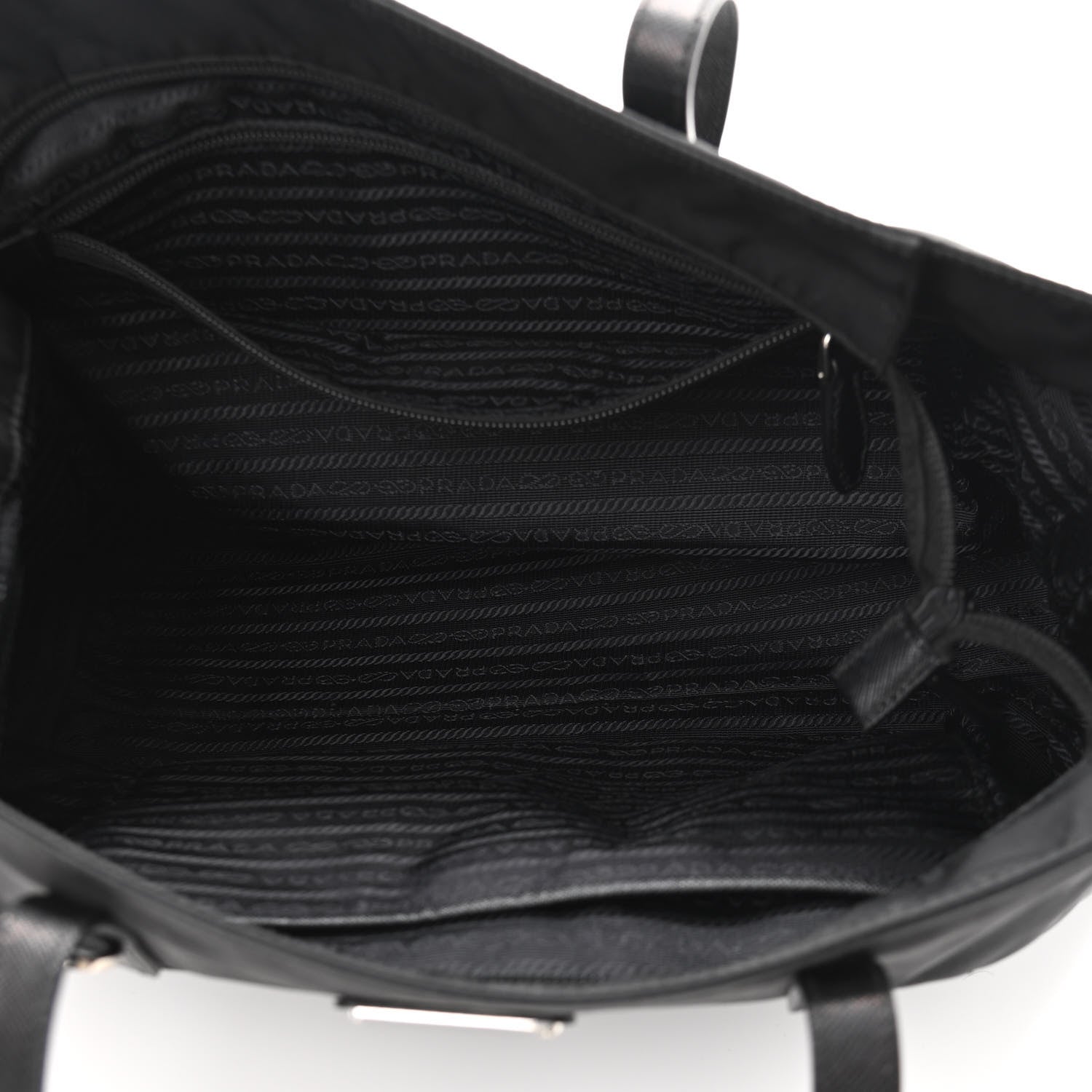 Prada Tessuto Nylon Tote Black 5 of 10
