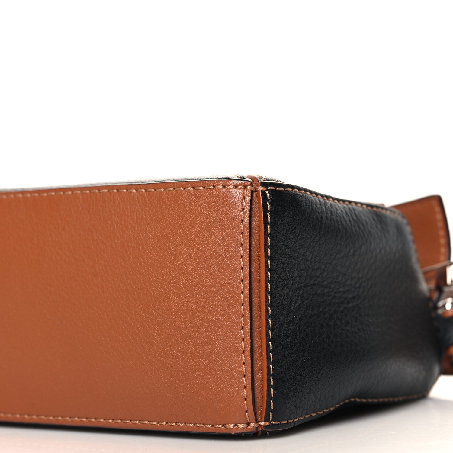 Loewe Calfskin Mini Puzzle Bag Tan Black 9 of 9