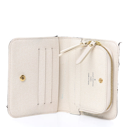 Louis Vuitton Monogram Insolite Coin Purse Wallet White 5 of 11