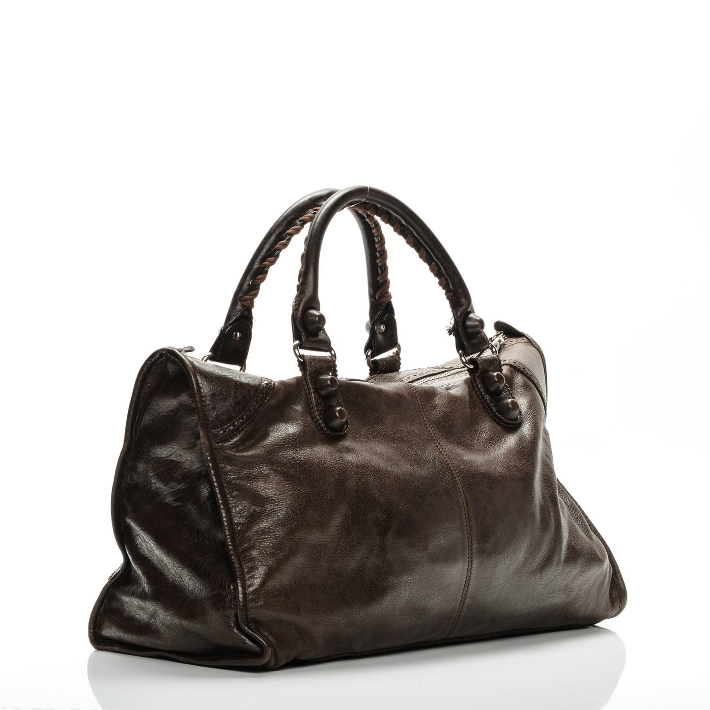 Agneau Giant Brogues Hardware Work Charbon