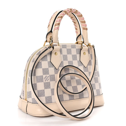 Louis Vuitton Damier Azur Braided Alma BB 3 of 8