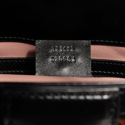 Gucci Pony Hair Jaguar Print Medium Lady Buckle Top Handle Bag Black 8 of 9