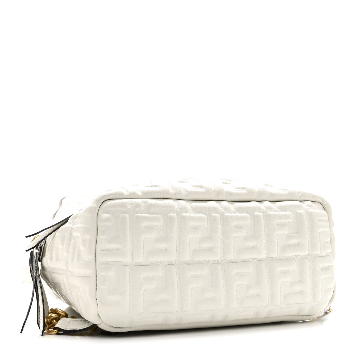 Fendi Nappa FF 1974 Embossed Mini Backpack White 4 of 10