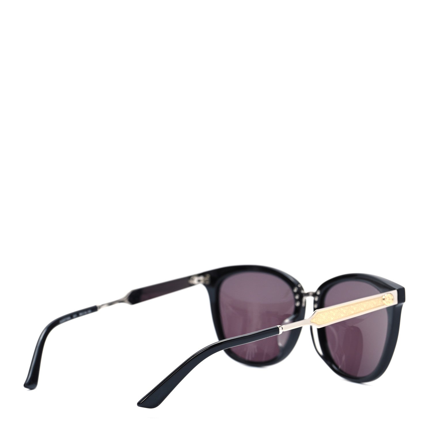 Gucci Acetate Sunglasses GG0073SK Black Gold 4 of 7