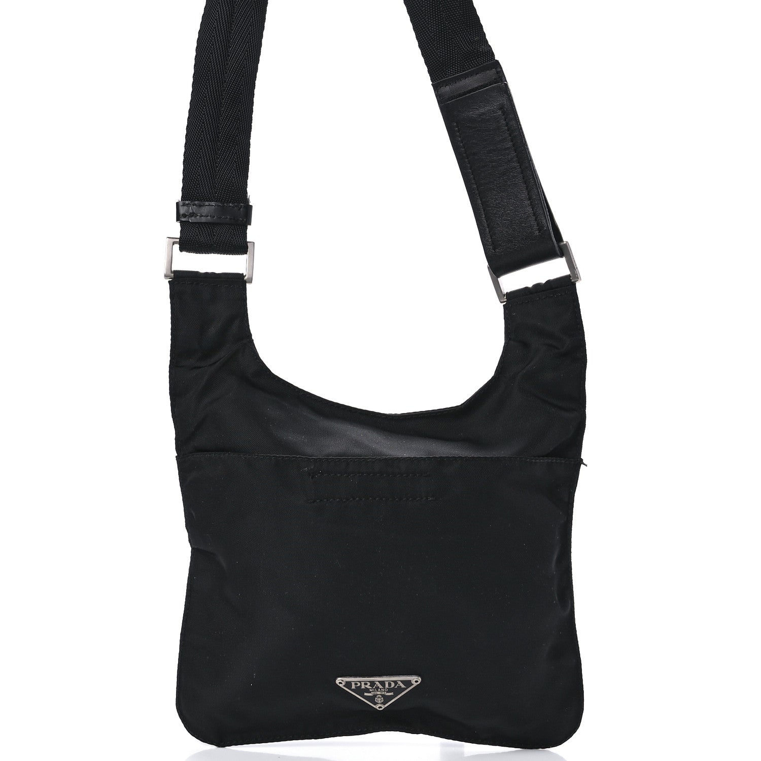 Prada Tessuto Nylon Sport Shoulder Bag Black 6 of 7