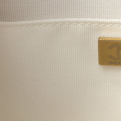 Chanel Calfskin Quilted Small Camera Case White 7 of 12