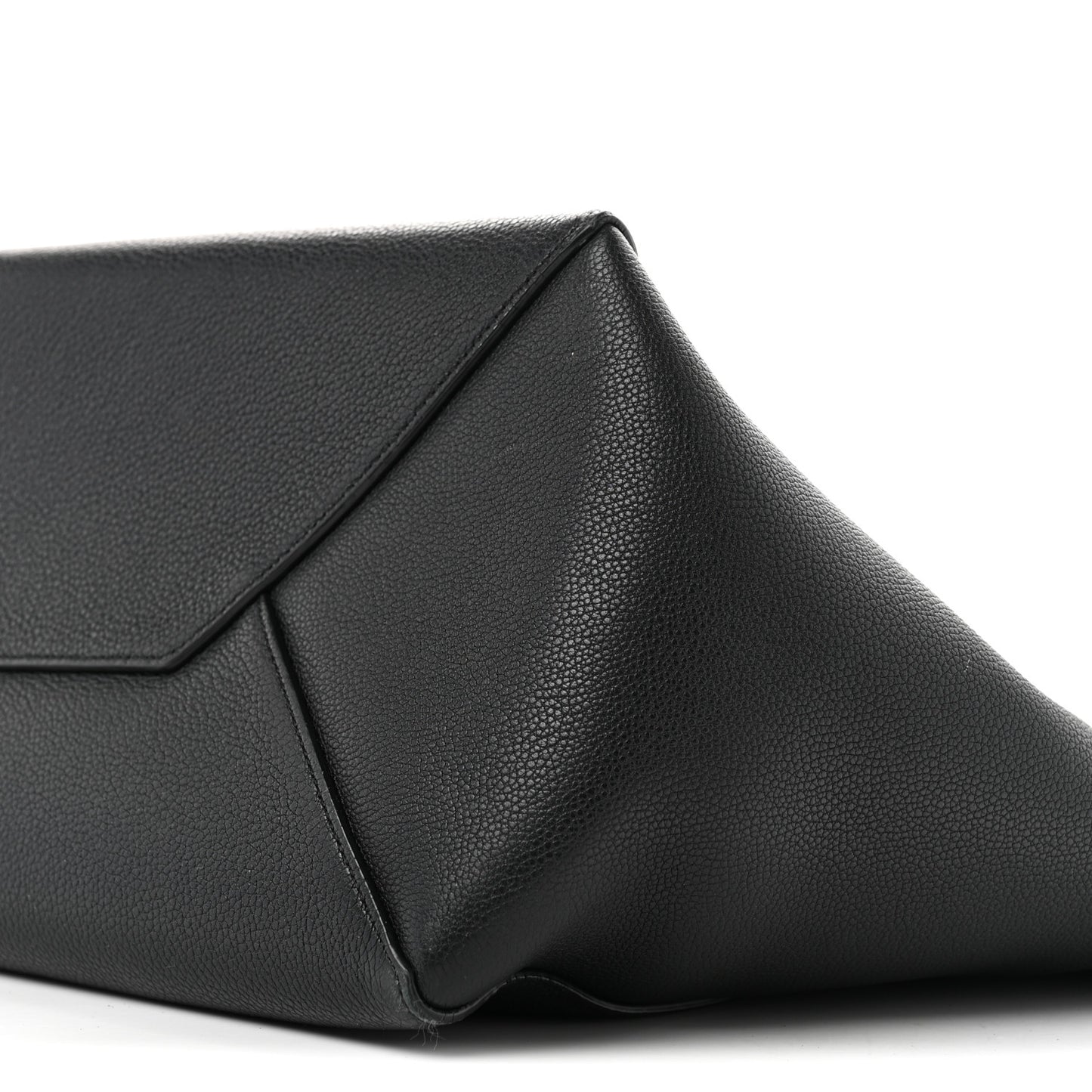 Soft Grained Calfskin Small Belt Cabas Phantom Black