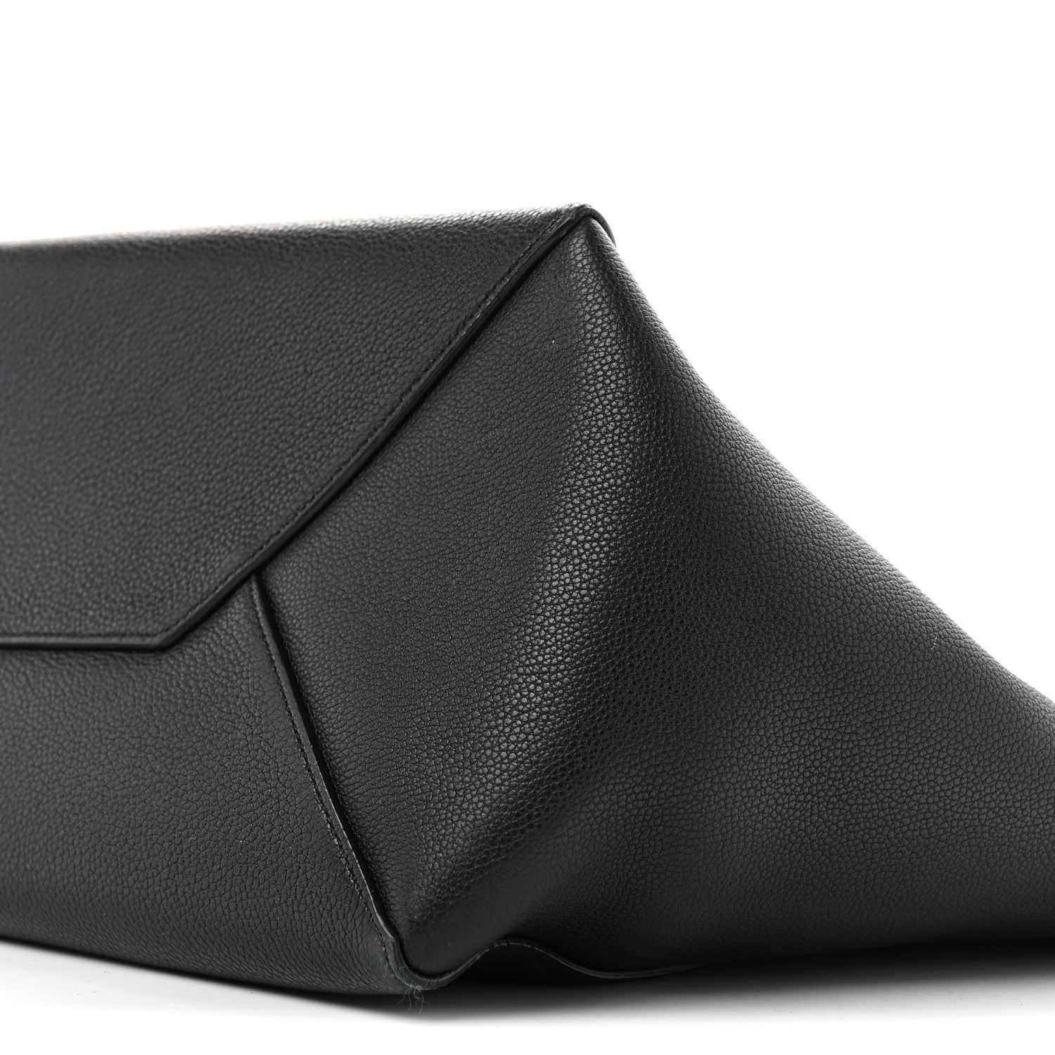 Celine Soft Grained Calfskin Small Belt Cabas Phantom Black 10 of 15