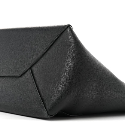 Celine Soft Grained Calfskin Small Belt Cabas Phantom Black 10 of 15