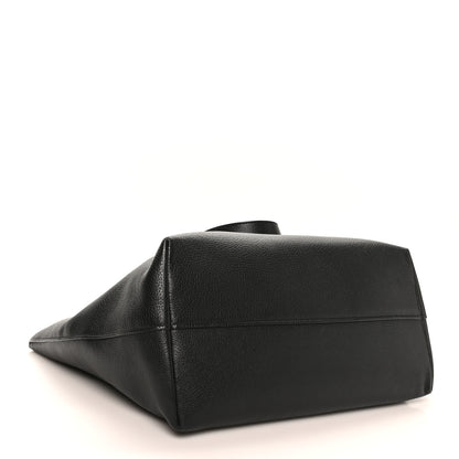 Prada Vitello Daino Pocket Shopping Tote Black 4 of 9