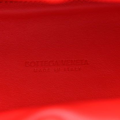 Bottega Veneta Textured Fabric Medium The Point Triangle Bag Red 6 of 9
