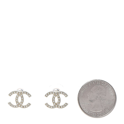 Chanel Pearl CC Earrings Gold 2 of 5