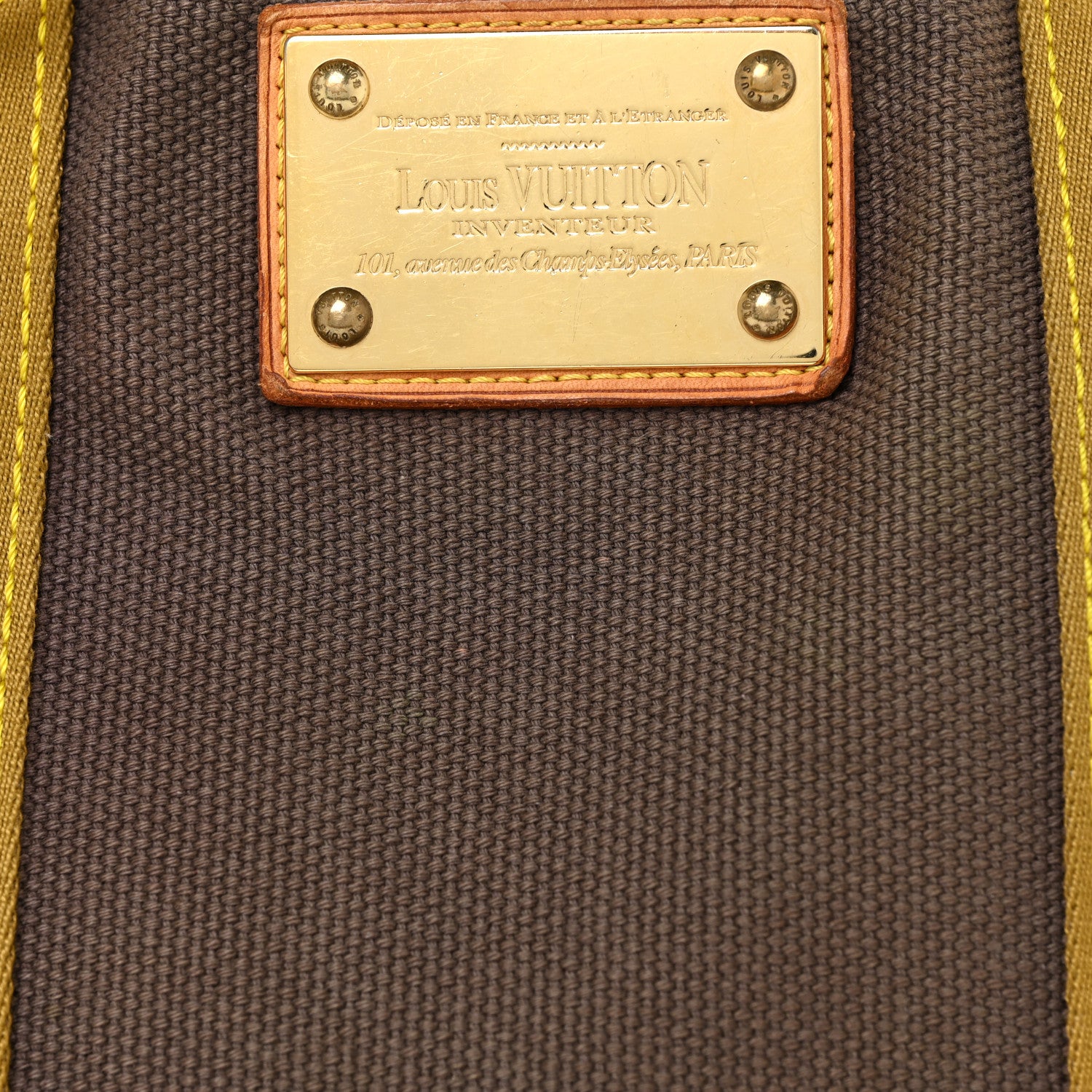 Louis Vuitton Toile Antigua Cabas MM Brown Kaki 7 of 19
