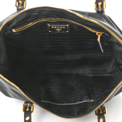 Prada Tessuto Nylon Saffiano Tote Black 5 of 10
