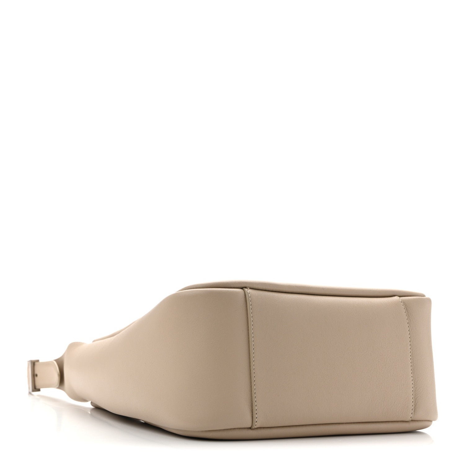 Saint Laurent Smooth Calfskin Small Le 5 A 7 Soft Hobo Sea Salt 4 of 10