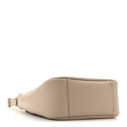 Saint Laurent Smooth Calfskin Small Le 5 A 7 Soft Hobo Sea Salt 4 of 10