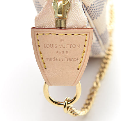 Louis Vuitton Damier Azur Mini Pochette Accessories 6 of 8