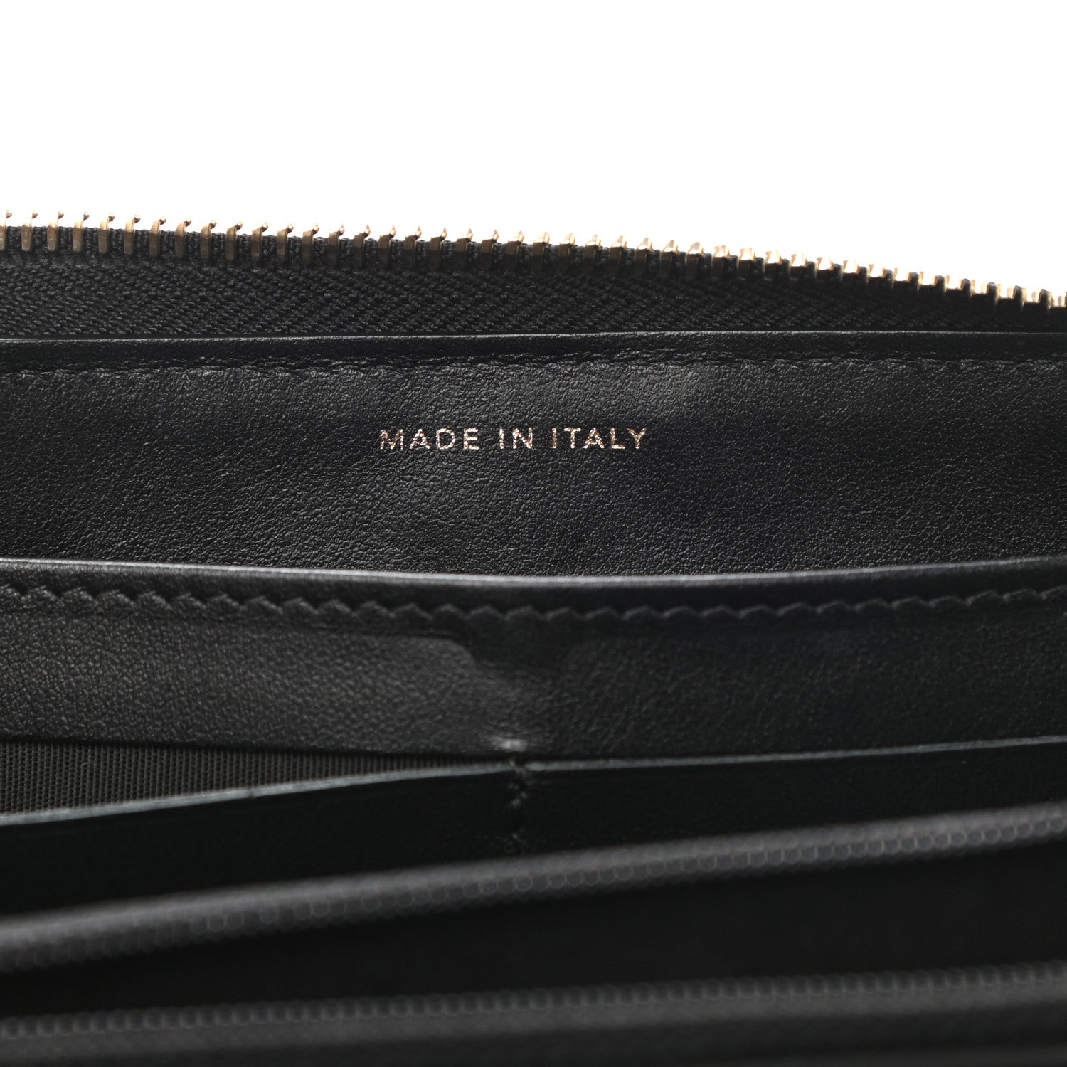 Chanel Lambskin Camellia Embossed Large Zip Around Gusset Wallet Black 6 of 10