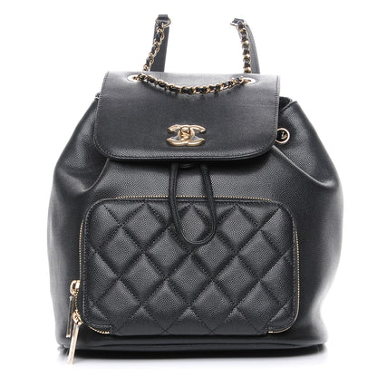 Chanel Caviar Quilted Business Affinity Backpack Black 1 of 7