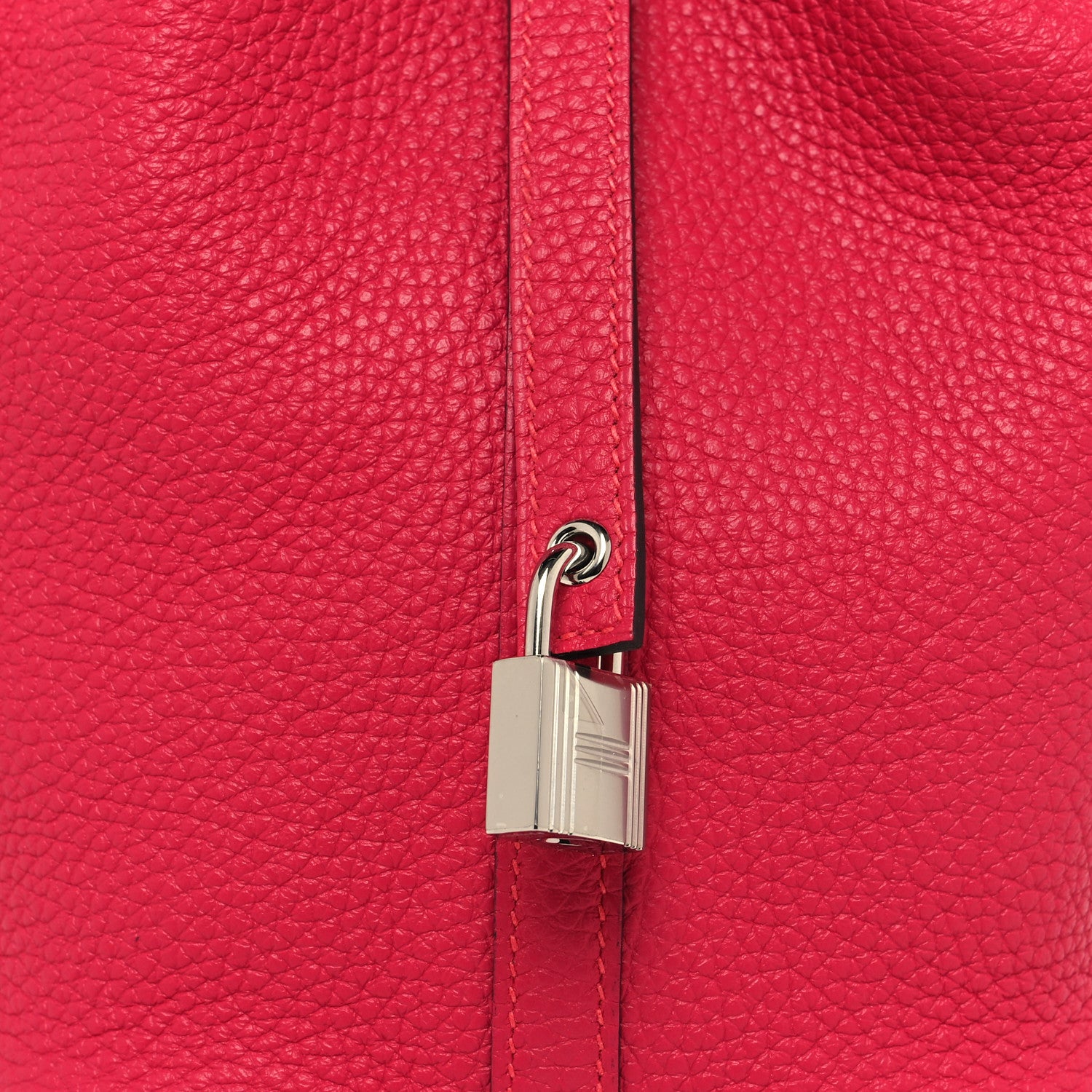 Hermes Taurillon Clemence Matte Alligator Picotin Lock Touch 18 PM Rose Mexico 8 of 13