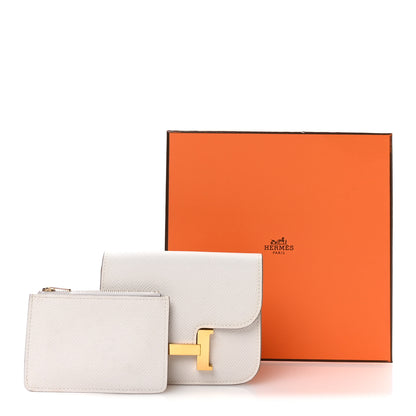 Hermes Epsom Constance Slim Wallet Gris Pale 9 of 10