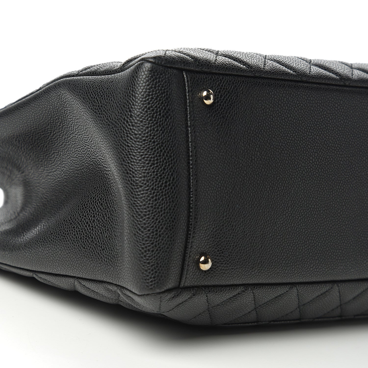Chanel Caviar Quilted XL Grand Shopping Tote GST Black 7 of 9
