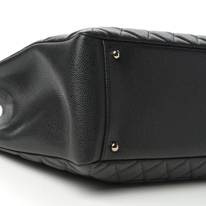Chanel Caviar Quilted XL Grand Shopping Tote GST Black 7 of 9