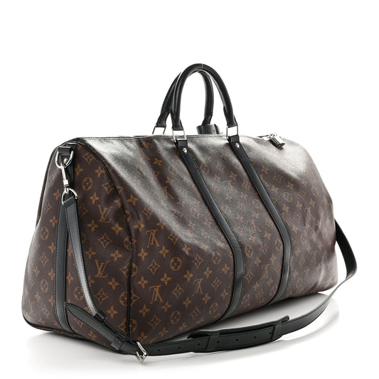 Monogram Macassar Keepall Bandouliere 55