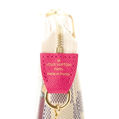 Louis Vuitton Damier Azur 2015 Christmas Animation Mini Pochette Accessories 6 of 7