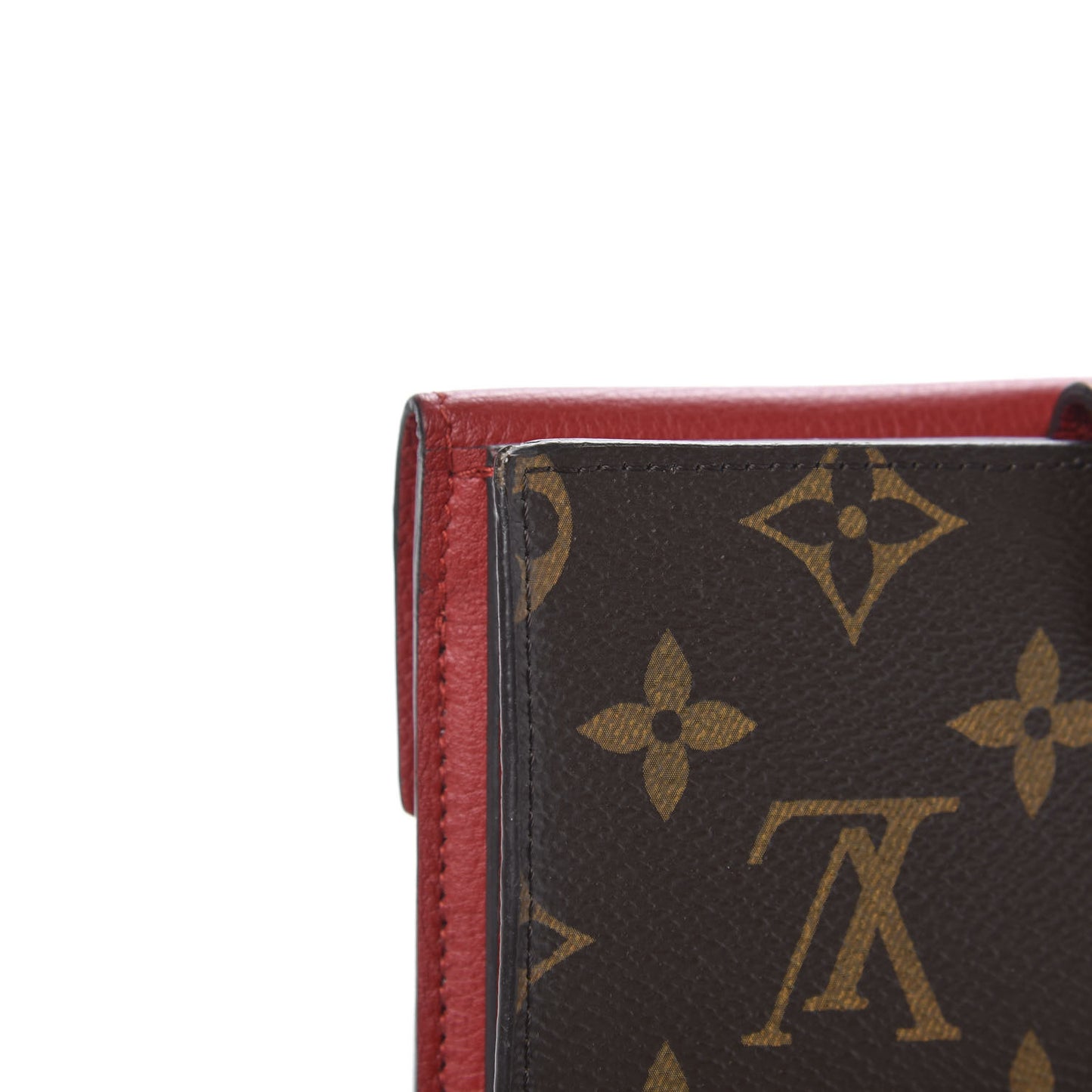 Monogram Pallas Compact Wallet Cherry