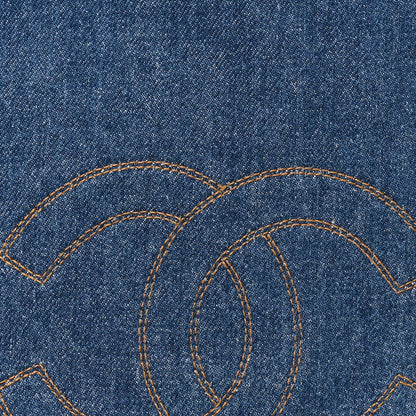 Chanel Denim Tortoise Timeless CC Tote Blue 8 of 10