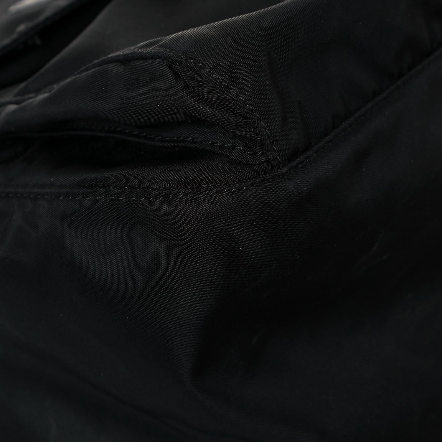 Prada Nylon Vela Messenger Bag Black 9 of 16