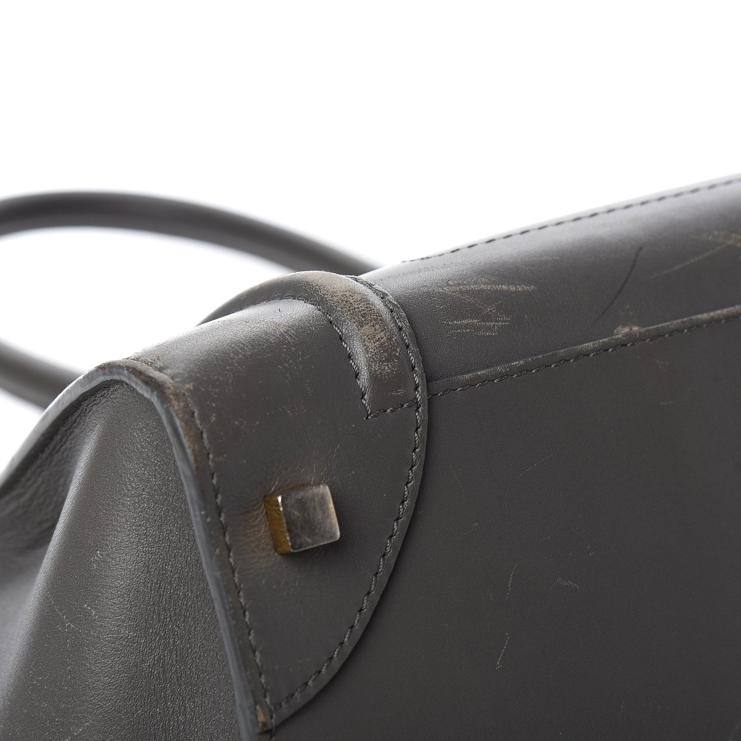 Smooth Calfskin Mini Luggage Smoke