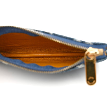Louis Vuitton Monogram Denim Key Pouch Blue 5 of 8