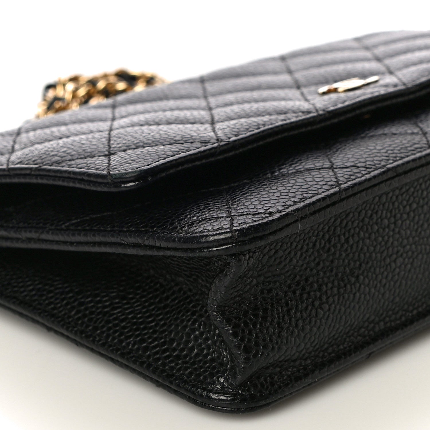 Chanel Caviar Quilted Wallet On Chain WOC Black 11 of 13
