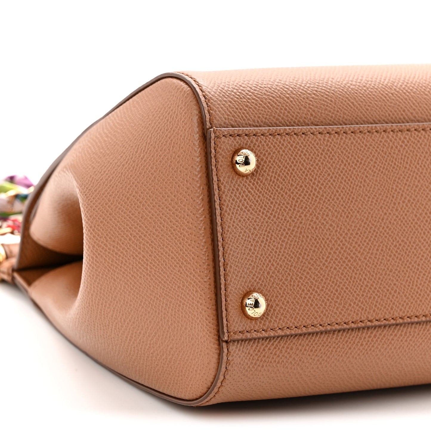 Dauphine Medium Miss Sicily Satchel With Scarf Caramello