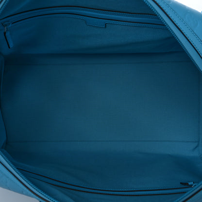 Gucci Rubber Effect GG Embossed Large Duffle Bag Bright Blue 4 of 9