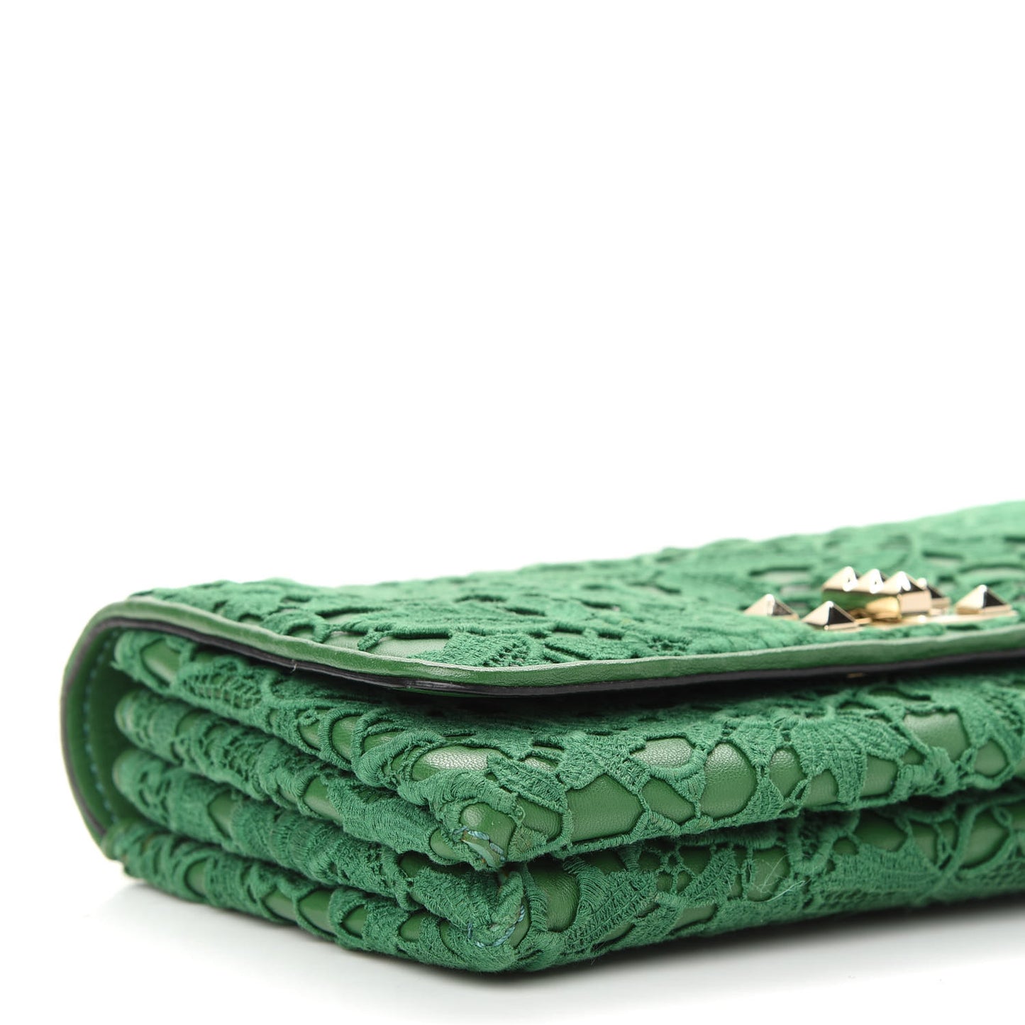 Nappa Lace Girello Flap Green