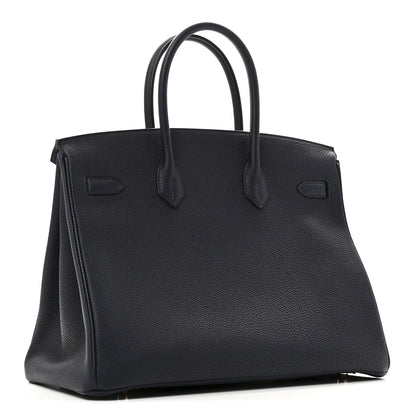 Hermes Togo BIRKIN 35 Bleu Nuit 2 of 10