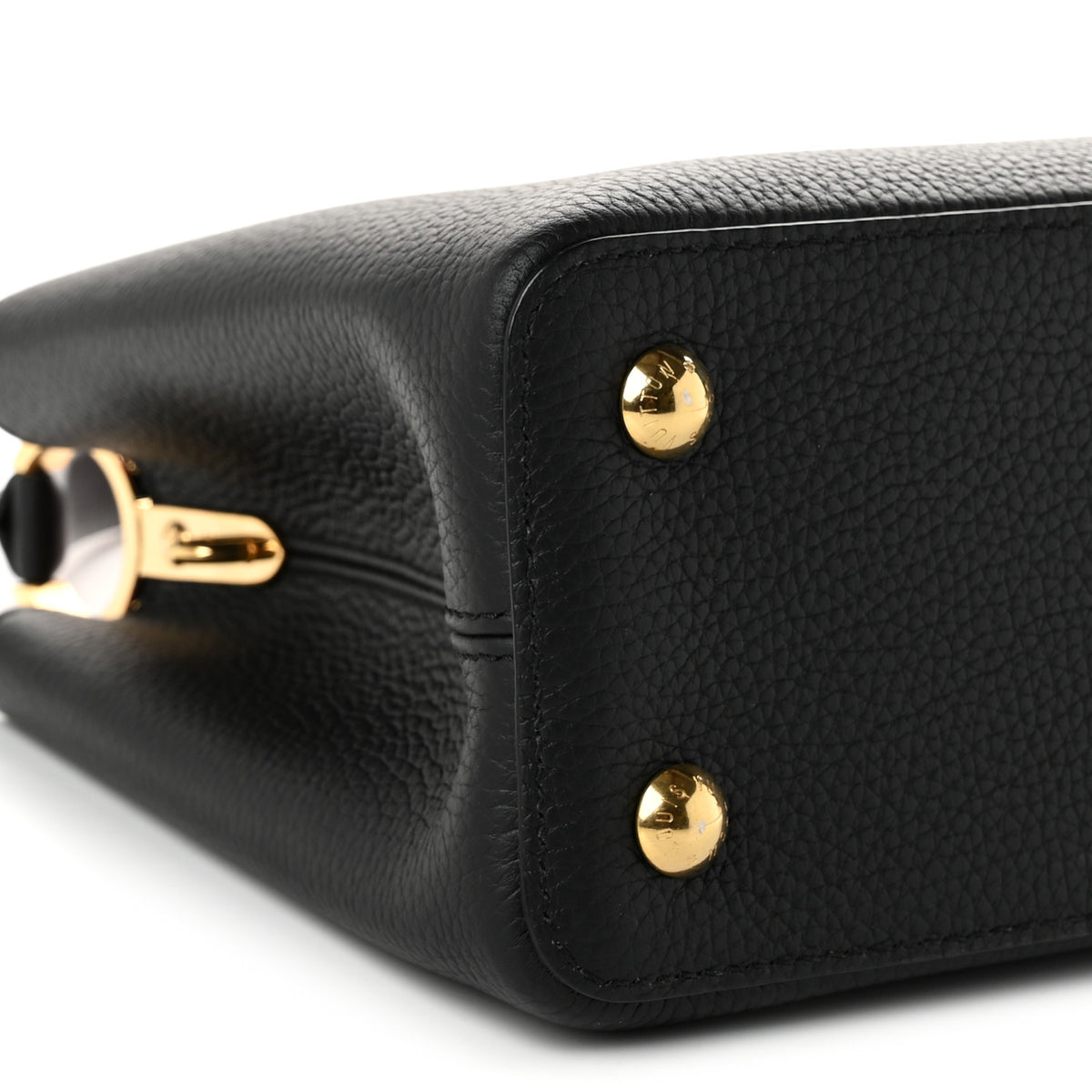 Taurillon Capucines MM Black Rose Berlingot