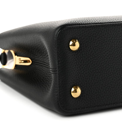 Louis Vuitton Taurillon Capucines MM Black Rose Berlingot 8 of 9