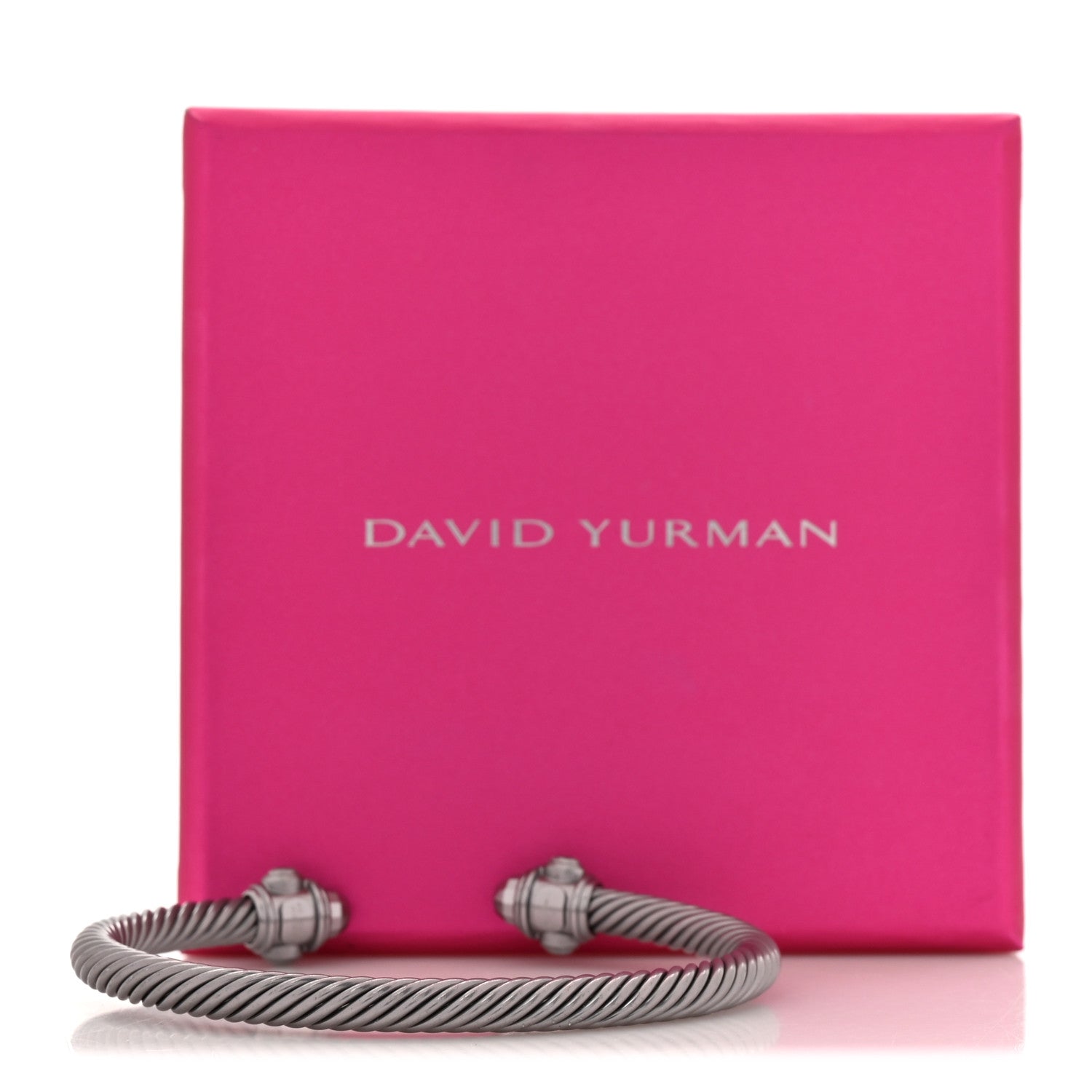 David Yurman Aluminum 5mm Renaissance Bracelet Darkened Silver 5 of 5