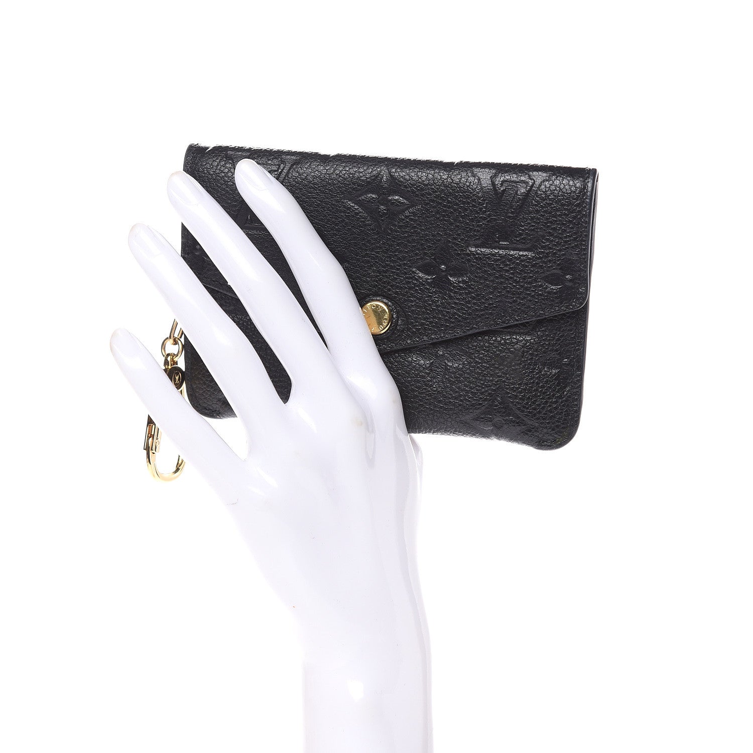 Louis Vuitton Empreinte Key Pouch Black 2 of 7