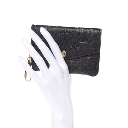 Louis Vuitton Empreinte Key Pouch Black 2 of 7