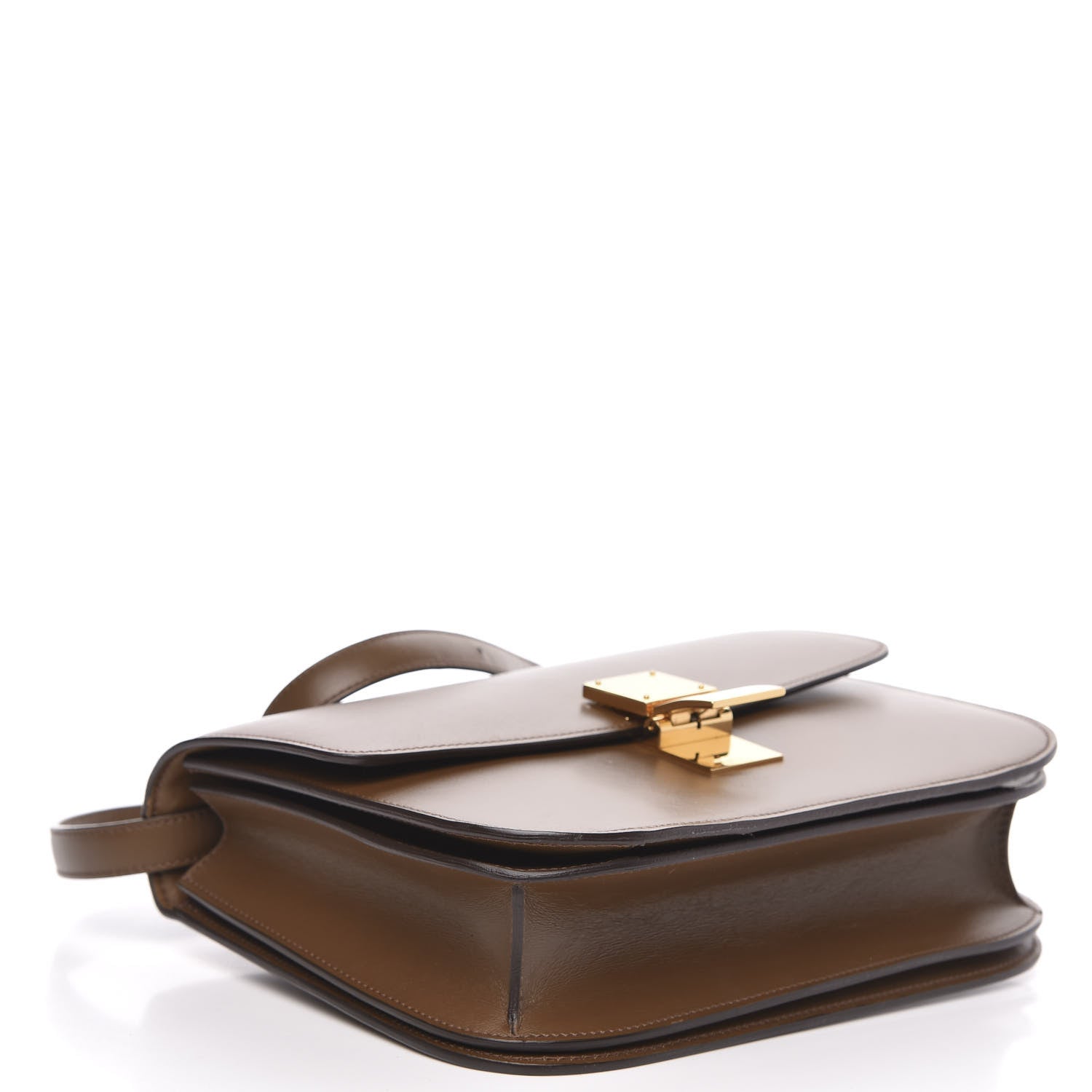 Celine Box Calfskin Medium Classic Box Flap Bag Camel 4 of 11