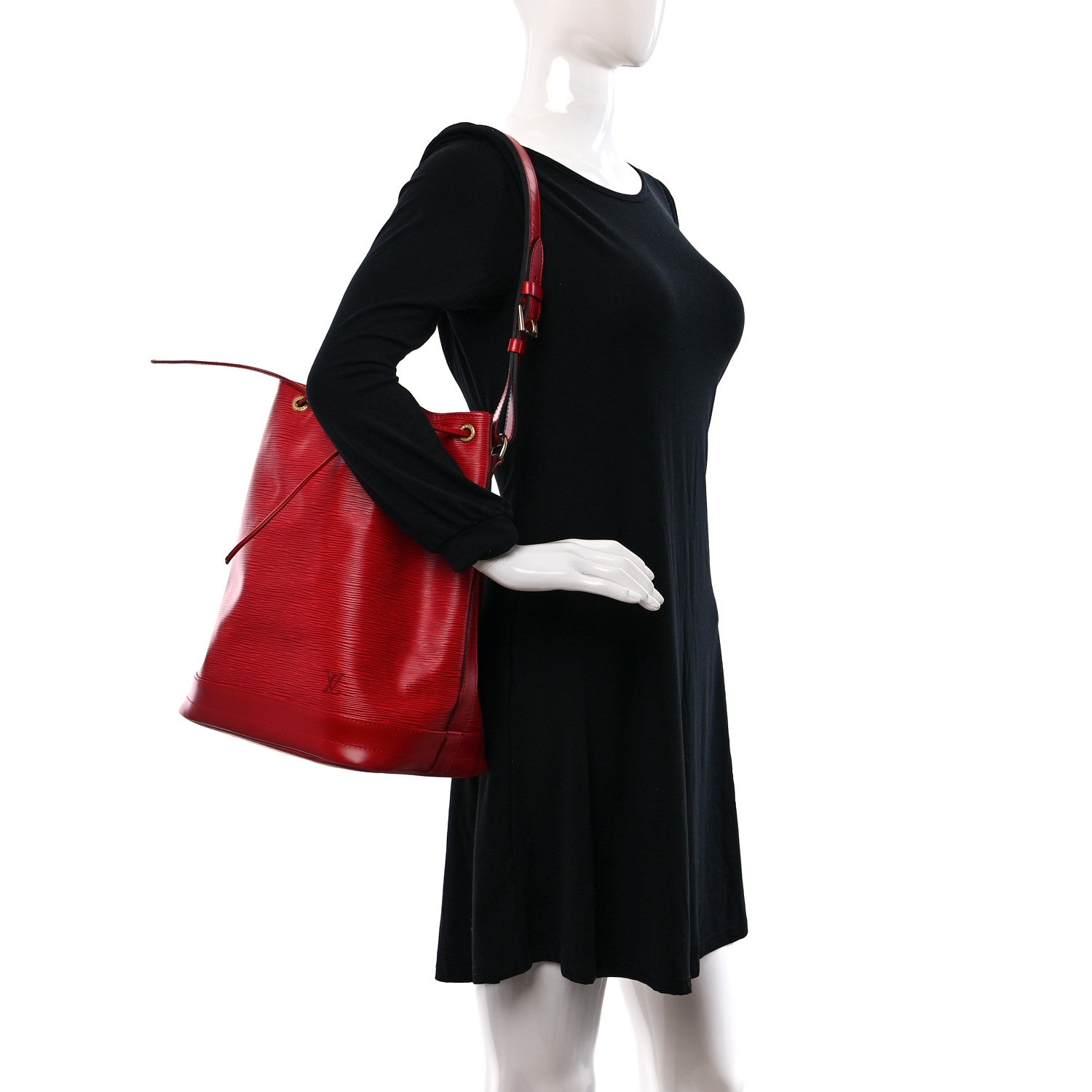 Louis Vuitton Epi Noe Castillan Red 2 of 8
